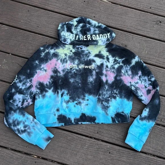 Call her daddy cheap tie dye hoodie